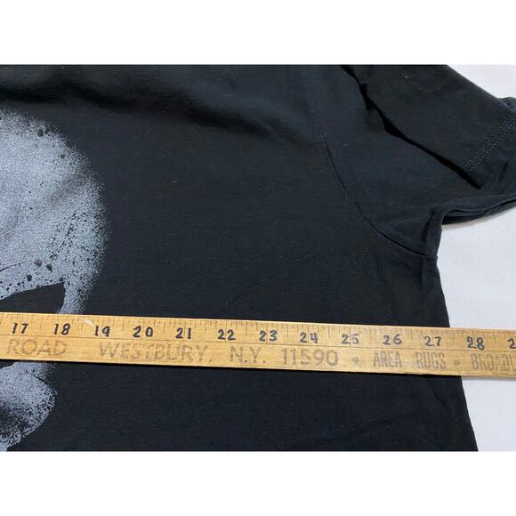 Marvel The Punisher Skull T-Shirt Men’s 2XL Black Graphic Tee Loose Fit - Picture 4 of 6